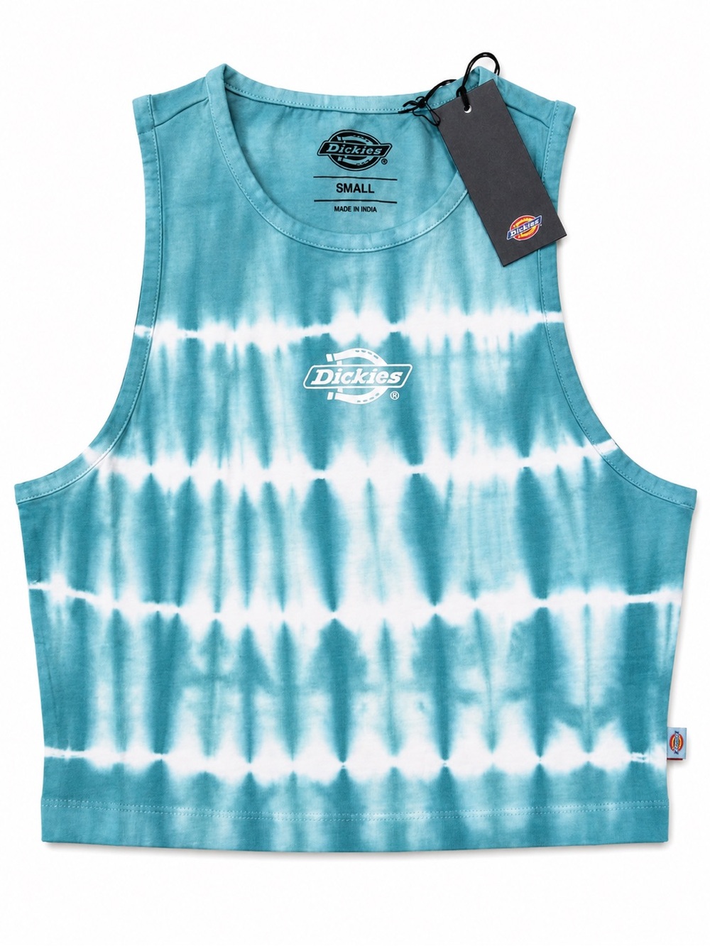 Dickies Blue Tie-Dye Crop Tank
